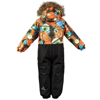 Дитячий комбінезон Huppa FENNO, помаранчевий з принтом, розмір 104 (82722) - Pampik - 3