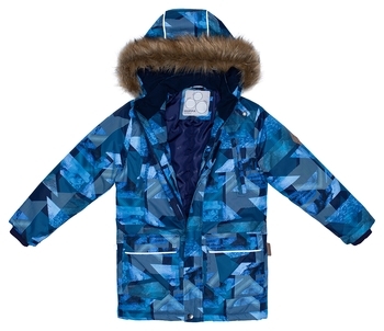 Куртка для мальчиков Huppa VESPER, р.110, темно-синий с принтом (17480030-92586-110) - Pampik - 4