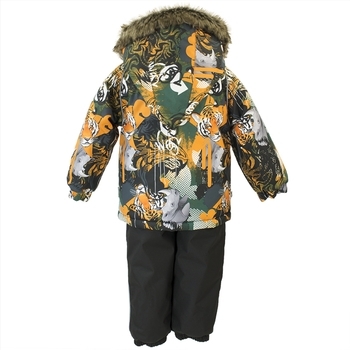 Комплект для малюків Huppa AVERY, помаранчевий з принтом / чорний, розмір 86 (82822) - Pampik - 3