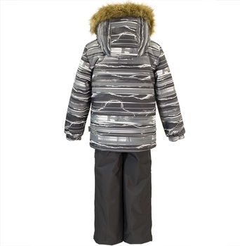 Комплект для хлопчиків Huppa DANTE 1, сірий з принтом / темно-сірий, розмір 110 (82648) - Pampik - 3