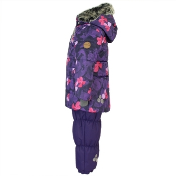 Комплект для девочек Huppa NOVALLA, лилoвый с принтом/тёмно-лилoвый , размер 86 (81053) - Pampik - 3