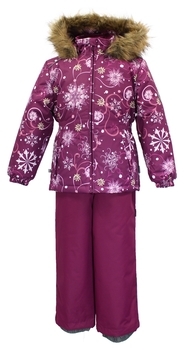 Комплект для девочек Huppa WONDER, р.116, бордовый (41950030-94234-116) - Pampik