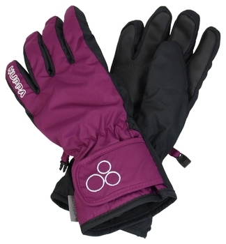 Перчатки Huppa RIXTON 1, р.3, бордовый/черный (82620100-80134-003) - Pampik