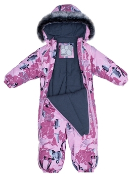 Комбінезон Huppa ORION, р.80, cветло-рожевий (36300030-93603-080) - Pampik - 4