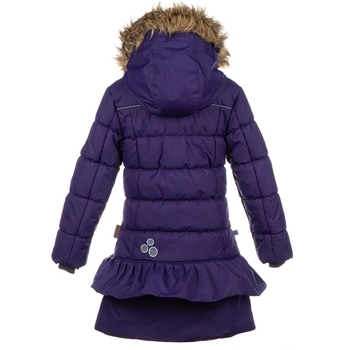 Пальто для девочек Huppa WHITNEY, тёмно-лилoвый, размер 116 (70073) - Pampik - 2