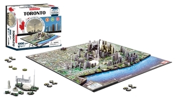 3D Пазл 4D Cityscape Торонто, Канада, 1000 елементів (40016) - Pampik - 2
