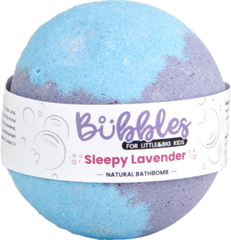 Бомбочка для ванны Beauty Jar Bubbles Детская Сонная Лаванда, 115 г - Pampik