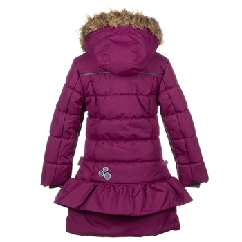 Пальто для девочек Huppa WHITNEY, бордовый, размер 116( 80034) - Pampik - 2