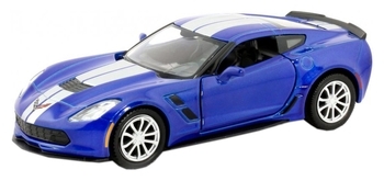 Автомодель Uni-Fortune Chevrolet Corvette Grand Sport, синий (554039С) - Pampik