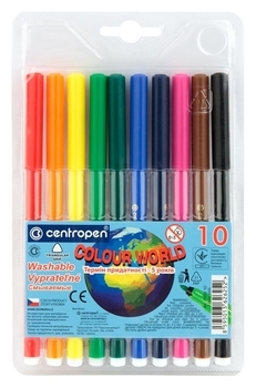 Фломастери Centropen, 10 шт. (7550/10 ТП) - Pampik