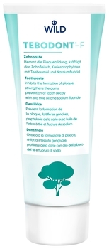 Зубна паста Dr. Wild & Co. AG Tebodont-F з олією чайного дерева Melaleuca Alternifolia, з фторидом, 75 мл (11.3487) - Pampik