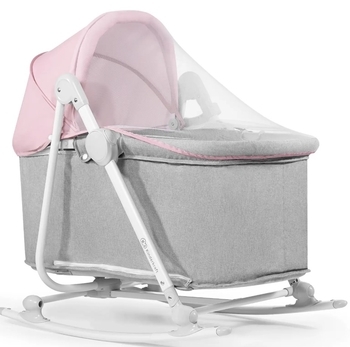 Шезлонг-гойдалка 5 в 1 Kinderkraft Nola Peony Rose, рожевий (KBNOLA00PNK0000) - Pampik - 10