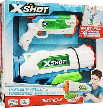 Набір водних бластеров X-Shot Fast Fill Medium And Small (56225) - Pampik