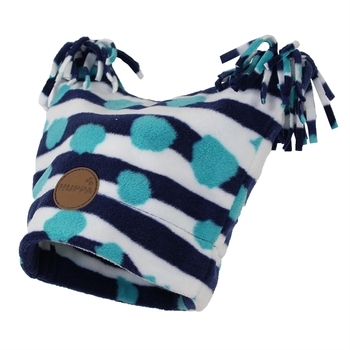 Флисовая шапка для малышей Huppa WILLIAM, тёмно-синий с принтом , размер S (63386) - Pampik