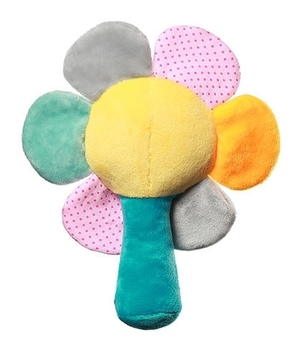 Брязкальце м'яке BabyOno Квітка веселки, 20 см (609) - Pampik - 2