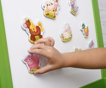 М'які магніти Vladi Toys Мій маленький світ Ферма, укр. мова (VT3106-09) - Pampik - 7