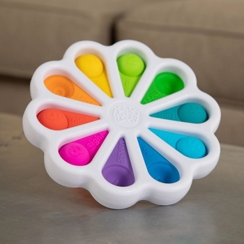 Іграшка тактильна Fat Brain Toys dimpl digits Кольорові пелюстки (F275EN) - Pampik - 8