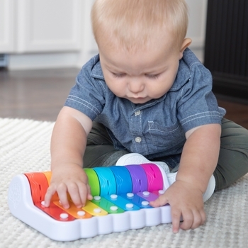 Ксилофон і дзвіночки Fat Brain Toys Rock N 'Roller Piano (F281ML) - Pampik - 6