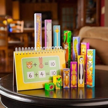 Набір для навчання рахунку Звірята Fat Brain Toys Inchimals (F038ML) - Pampik - 17