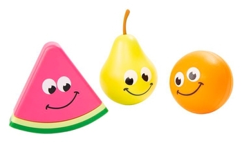 Ігровий набір Fat Brain Toys Fruit Friends Веселі фрукти (F227ML) - Pampik - 3