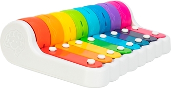 Ксилофон і дзвіночки Fat Brain Toys Rock N 'Roller Piano (F281ML) - Pampik - 4