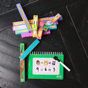 Набір для навчання рахунку Звірята Fat Brain Toys Inchimals (F038ML) - Pampik - 12