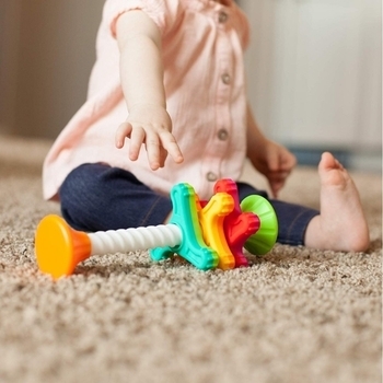 Пірамідка-спиннер Fat Brain Toys MiniSpinny (F134ML) - Pampik - 17