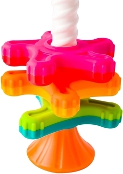 Пірамідка-спиннер Fat Brain Toys MiniSpinny (F134ML) - Pampik - 6