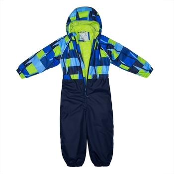 Детский комбинезон Huppa WILLY 1, синий с принтом/тёмно-синий, размер 110 (92735) - Pampik - 3