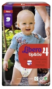 Підгузки-трусики Libero Up & Go 4 (7-11 кг), 44 шт. - Pampik - 2