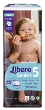 Підгузки на липучках Libero Comfort 5 (10-14 кг), 48 шт. - Pampik - 2