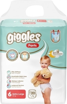 Підгузки-трускі Giggles 6 (15+ кг), 20 шт. - Pampik
