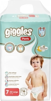 Підгузки-трускі Giggles 7 (17+ кг), 16 шт. - Pampik