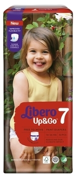 Підгузки-трусики Libero Up & Go 7 (16-26 кг), 32 шт. - Pampik - 2