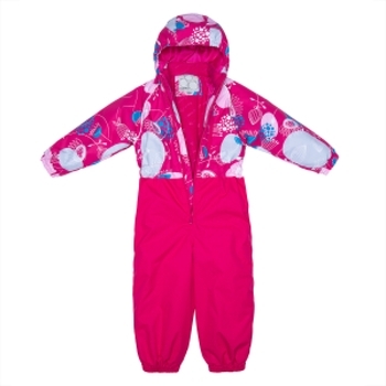 Дитячий комбінезон Huppa WILLY 1, фуксія з принтом / фуксія, розмір 116 (94163) - Pampik - 3