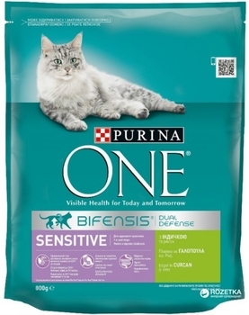 Корм для кішок Purina One Sensitive сухий 800g - Pampik