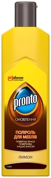 Полироль Pronto для мебели с лимоном, 300 мл - Pampik