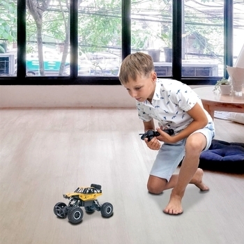 Машинка на радиоуправлении Sulong Toys Off-Road Crawler Rock Sport, золотой (SL-110AG) - Pampik - 13