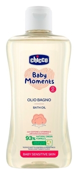 Масло для ванни Chicco Baby Moments для чутливої ​​шкіри, 200 мл - Pampik