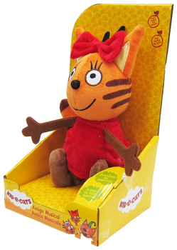 Мягкая игрушка Три кота Карамелька со звуковыми эффектами, 20 см (Т35060-2) - Pampik - 4