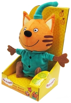 Мягкая игрушка Три кота Компот со звуковыми эффектами, 20 см (Т35060-3) - Pampik - 4