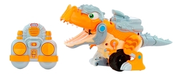 Інтерактивна іграшка на Little Tikes Атака Тираннозавра на радіоуправлінні, помаранчевий (656767) - Pampik