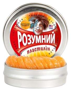 Умный пластилин Thinking Putty Цитрусовое конфетти, 80 г (ti21030) - Pampik