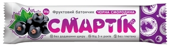 Фруктовий батончик Смартік Чорна смородина, 30 г - Pampik