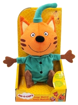 Мягкая игрушка Три кота Компот со звуковыми эффектами, 20 см (Т35060-3) - Pampik - 2