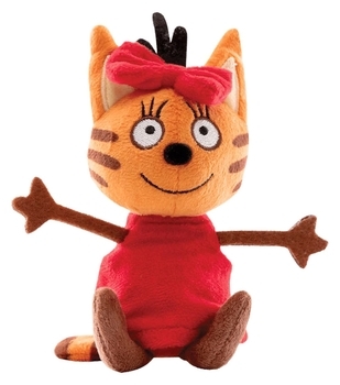 Мягкая игрушка Три кота Карамелька со звуковыми эффектами, 20 см (Т35060-2) - Pampik