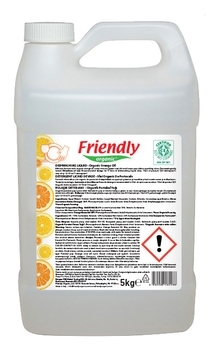 Органічний засіб для миття посуду Friendly Organic Апельсинова олія, 5 л - Pampik