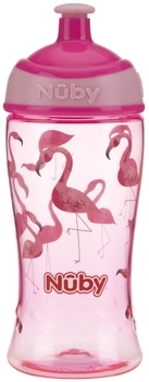 Поїльник Nuby Sport Tritan, 360 мл, рожевий (NV0414025pnk) - Pampik