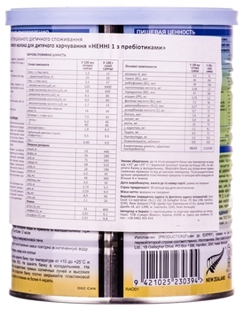 Суха молочна суміш Ненні 1, з пребіотиками, 400 г - Pampik - 3