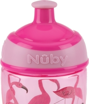 Поїльник Nuby Sport Tritan, 360 мл, рожевий (NV0414025pnk) - Pampik - 5